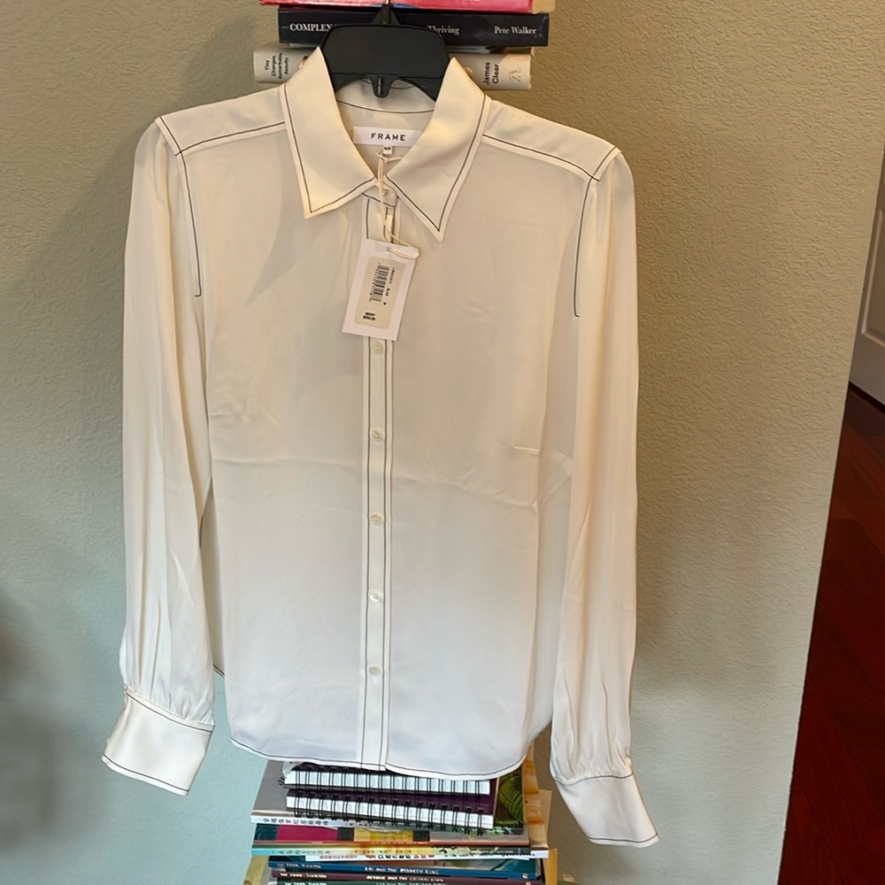 Frame silk blouse